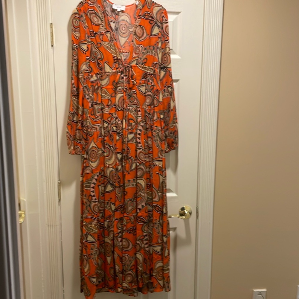 A.L.C. 2 piece long flowing dress size 6 - Picture 3 of 12